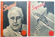 WWII GERMAN SIGNAL ILLUSTRATED PHOTO MAGAZINES NOs 21 & 22 NOVEMBER 1943