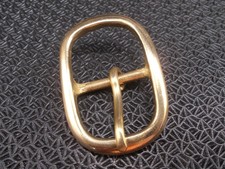 Solid Brass  Oval Belt Buckle