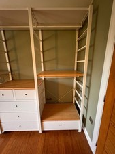 IKEA ELVARLI Open Wardrobe System - Full +Draws and rails - Modular