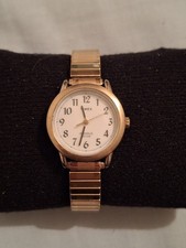 Vintage Ladies Timex Indiglo Gold Tone Quartz Watch