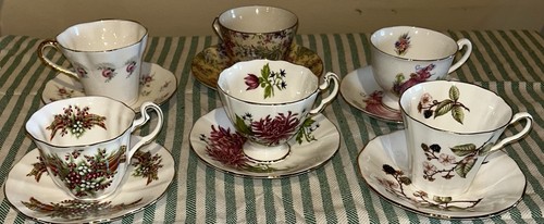Sets vintage mismatched - 6, tea