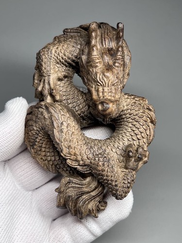 Japanese dragon wood carving - dragon,