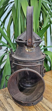 ANTIQUE VINTAGE RAILWAY HAND LAMP LANTERN RECLAIMED INDUSTRIAL RAILWAYANA DECOR