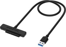 Sabrent USB 3.0 to SSD / 2.5-Inch SATA I/II/III Hard Drive Adapter (EC-SSHD)