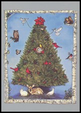 Greeting Card - Bird Deer