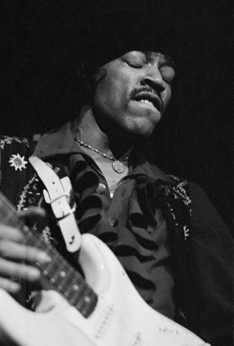 Jimi hendrix playing fender - playing, a