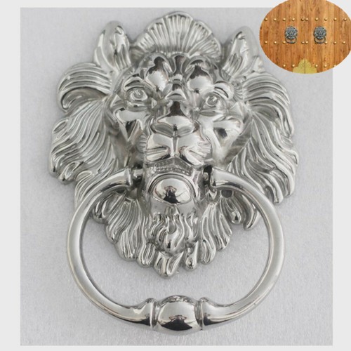 Lion head polished - polished, chrome