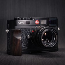 Wood L Handle Grip + Aluminum