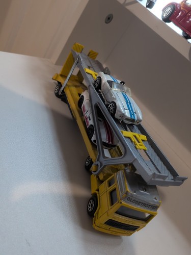 Car transporter truck - car,