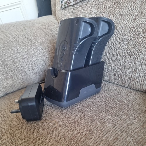 Batteries and charging dock - and,