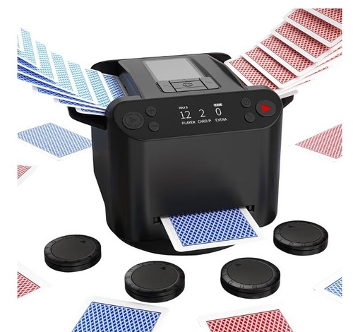 Automatic card shuffler - 2-in-1,