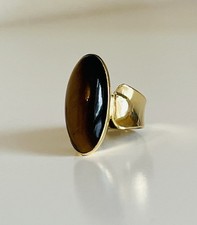 18k Gold Tiger’s Eye Vintage