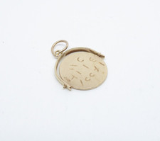 9ct Gold Charm Happy Birthday