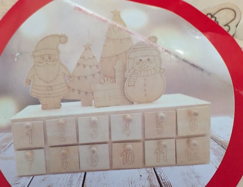 Wooden christmas advent - wooden,