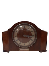 Large Vintage Smiths Electric Mantle Clock, Wooden Cased SPARES & REPAIRS Retro 