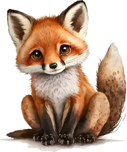 Fox wall art - fox,