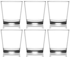 Rocks Glass Clear Reusable