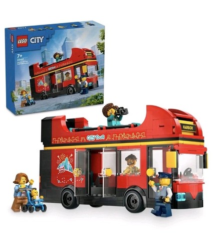 Lego city red double decker - lego,