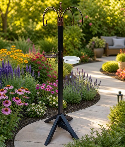 Wooden wild bird feeding - wild,
