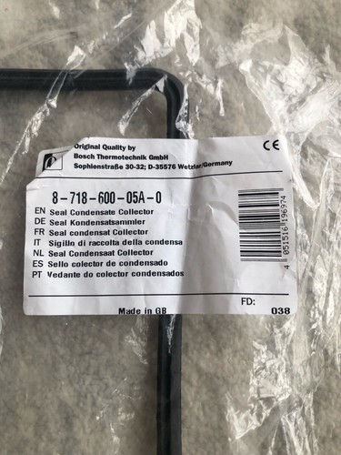 Worcester bosch condensate - worcester,