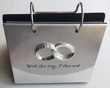 Silver Metal album W/Stand