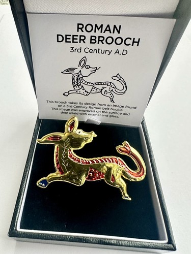 Roman deer brooch 3rd century - roman,