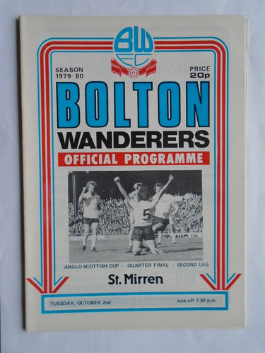 Bolton wanderers mirren - bolton, st