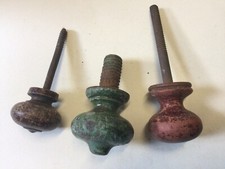 Three Antique Original Painted