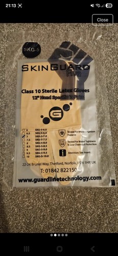 Joblot sterile latex and - latex,
