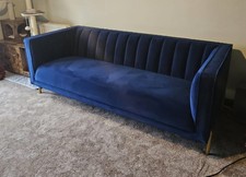 Dunelm Bellamy Blue 3 Seater