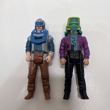 Kenner M.A.S.K. Alex Sector & Buddy Hawks Figures With Masks From Boulder Hill