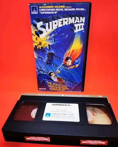 Superman iii vhs pre - superman,