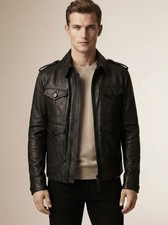Burberry Prorsum Black Leather