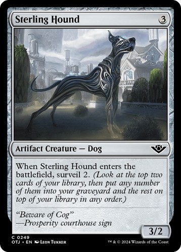 Sterling hound 249 foil - sterling, #249