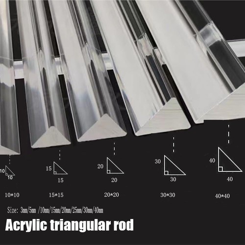 250mm acrylic triangle bar - 250mm,