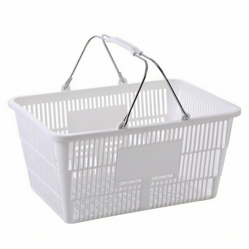 Plastic shopping basket - plastic,