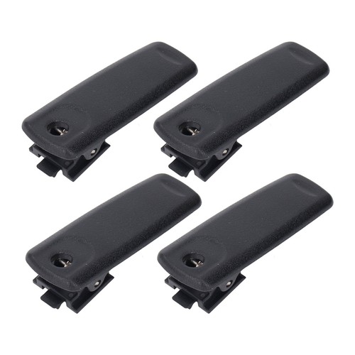4pcs radio belt clip - belt, black