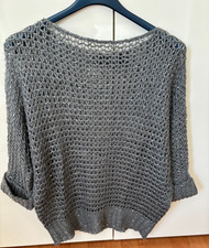 Ladies Kersh Sequined Grey