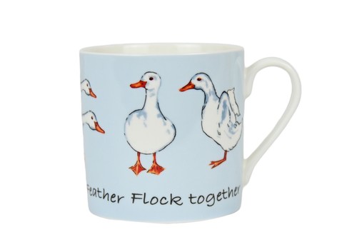 Rayware china mug - mug, blue