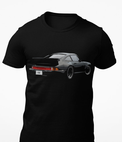 Retro black 930 turbo sports - retro,