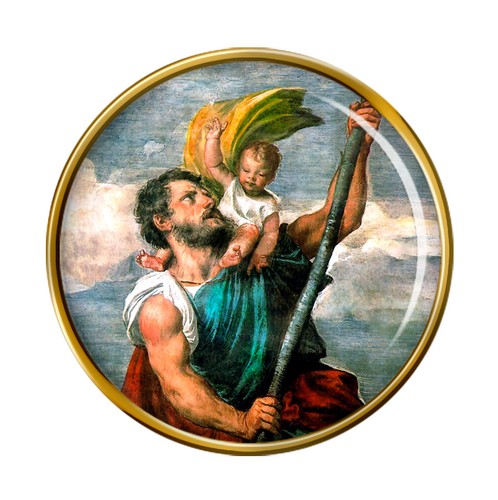 Christopher pin badge - st.,