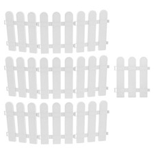 White Plastic Garden Fence 10