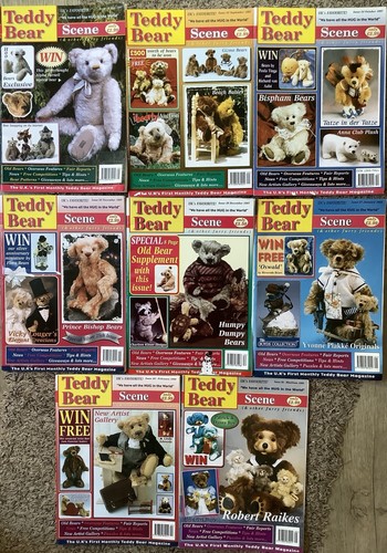 Teddy bear scene - bear, vintage