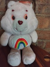 Care Bears Cheer  Bear 1980’s Vintage 13” Plush Soft Toy