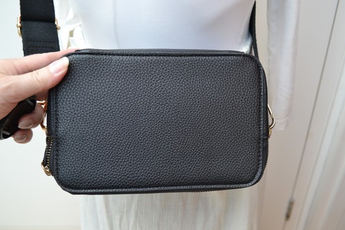 Black crossbody bag with