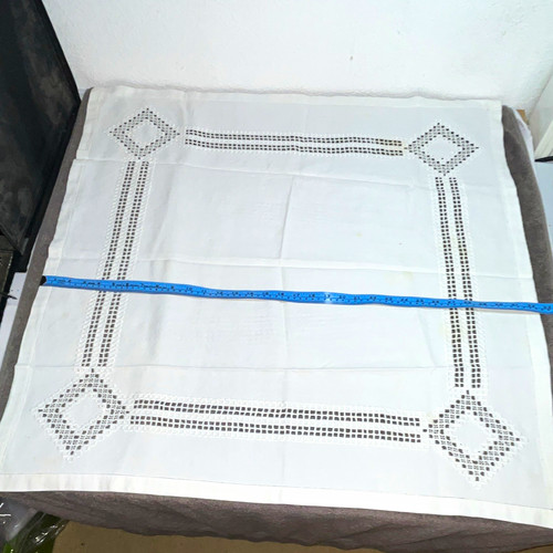 White square vintage