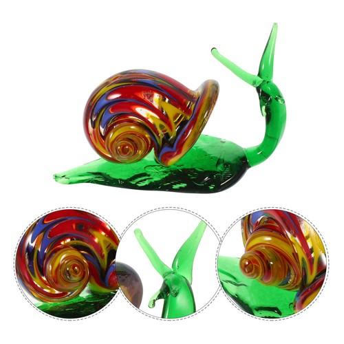 Realistic glass snail - realistic, figurine