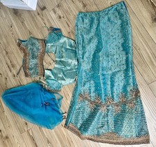 Stunning Fishtail Dress Lengha Heavily Embroidered £480