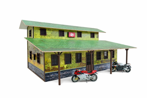 Railway station 5 scale - railway,