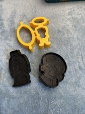 Set Of 3 Pastry / Playdoh Cutters Halloween Designs Alien Skull And Monster